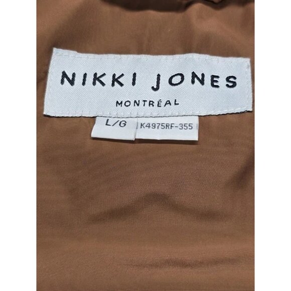 Nikki Jones Montreal Puffer Winter Jacket Womens LG Bronze Polyester K4975RF-355 - Picture 2 of 16
